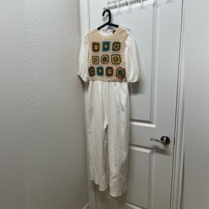 Embroidered jumpsuit